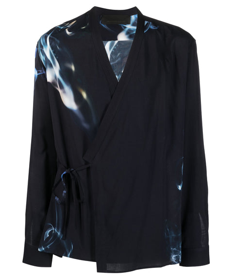 Printed Kimono Shirt