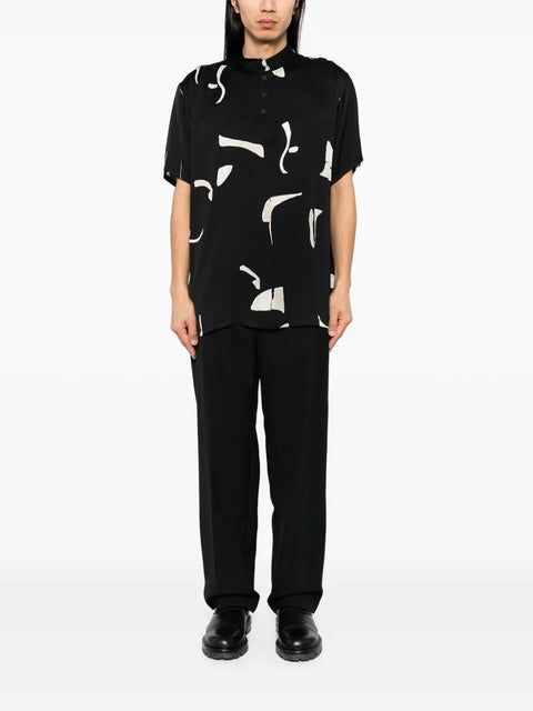 Patterned Polo T-shirt