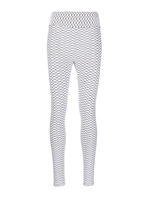 3D Leggings - White