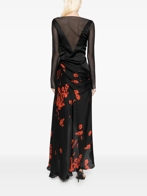 Poppies Split Dress