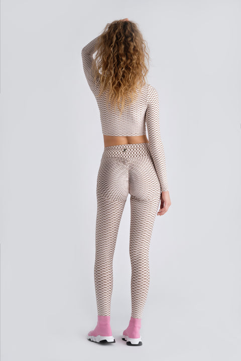 3D Leggings - Ivory