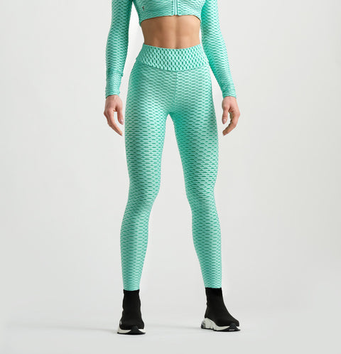 3D Leggings - Light Green