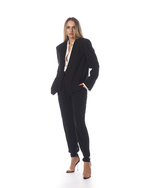 Minimal Blazer Black