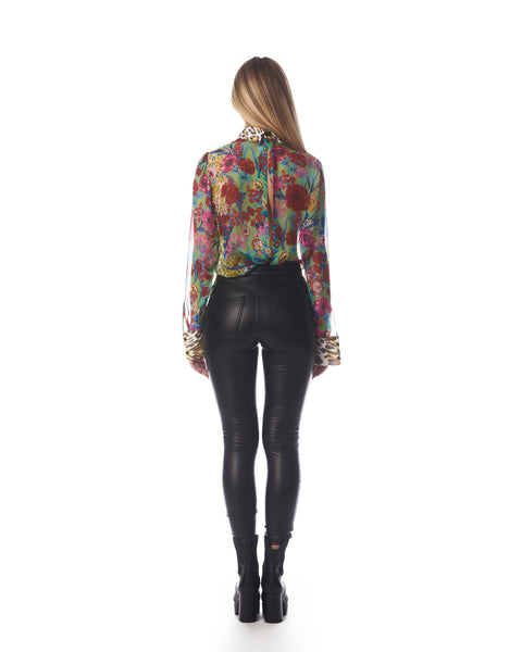 Wet Effect Trousers