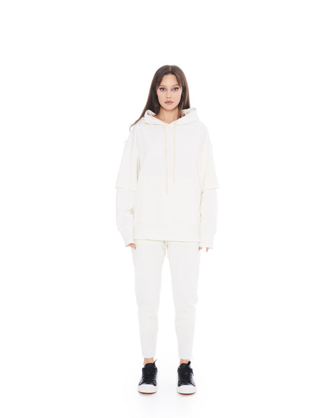 Oversized White Hoodie