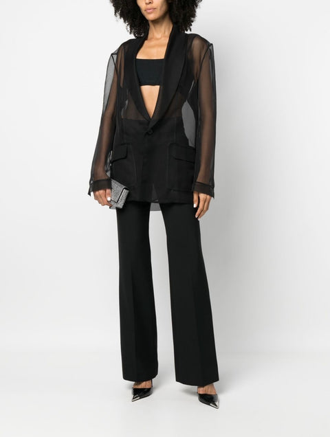 Silk Oversized Blazer