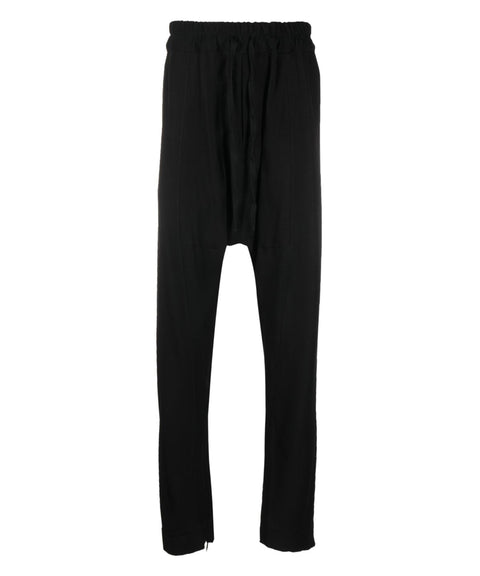 Black Zipped Trousers