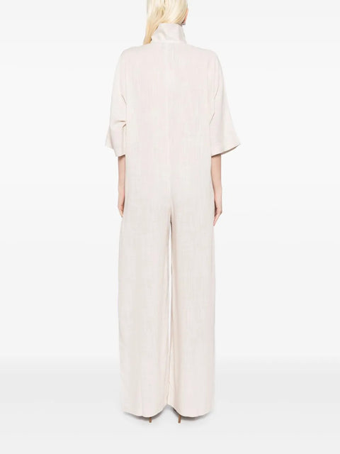 Swarovski Beige Jumpsuit