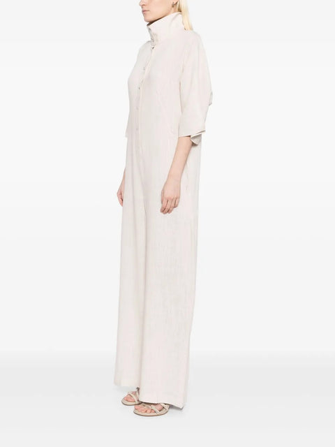 Swarovski Beige Jumpsuit