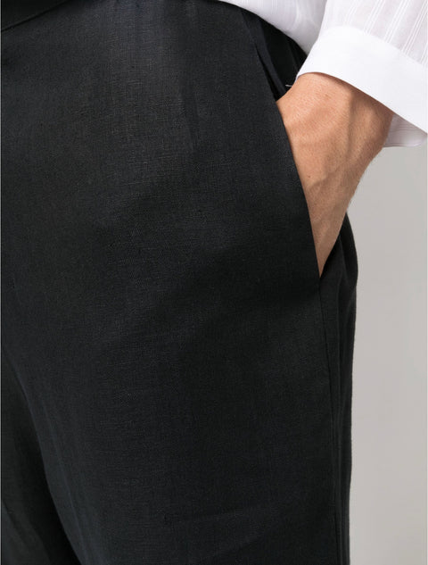 Low Linen Trousers