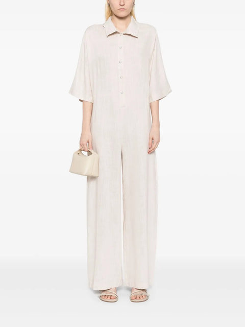 Swarovski Beige Jumpsuit