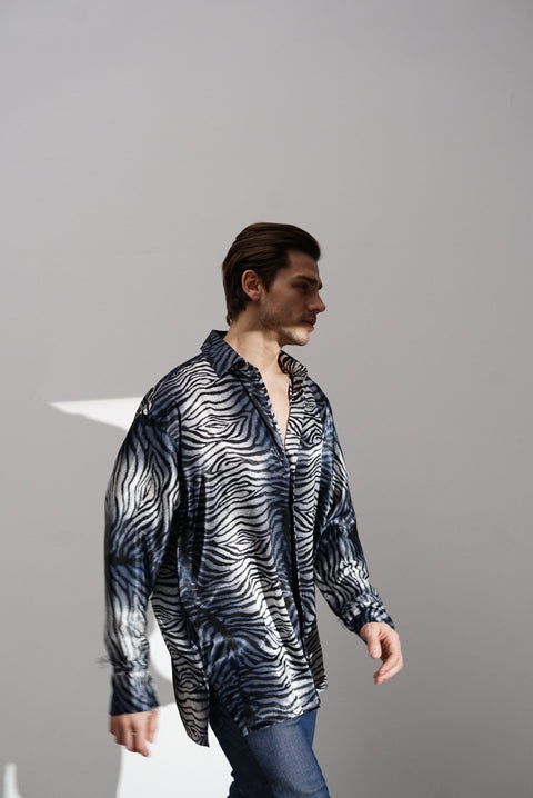 Zebra Oversized Shirt