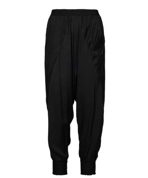 Black Low Pockets Trousers