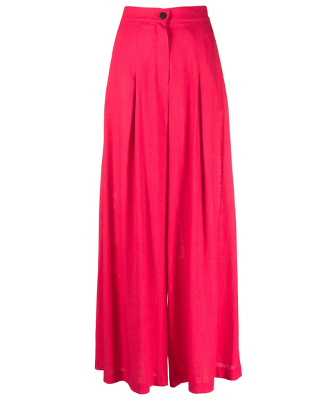 Pink Linen Trousers