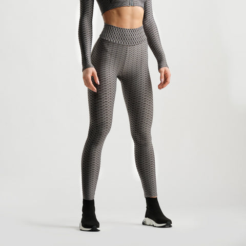 3D Leggings - Grey