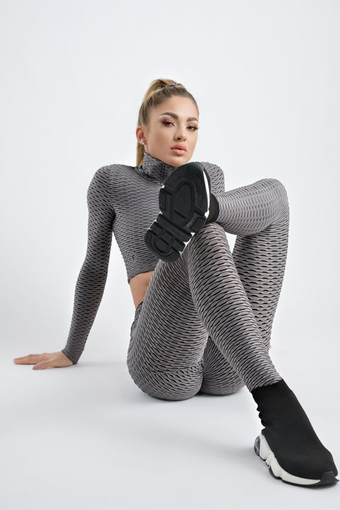 3D Leggings - Grey