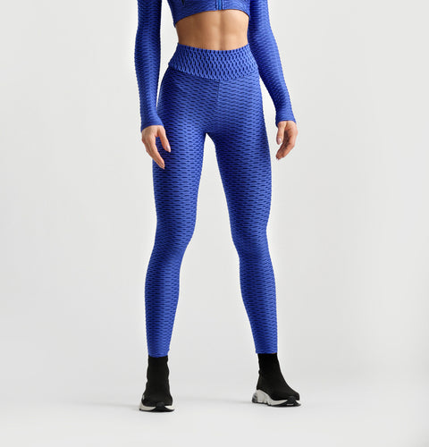 3D Leggings - Royal Blue