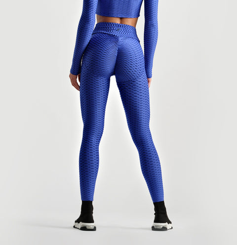 3D Leggings - Royal Blue