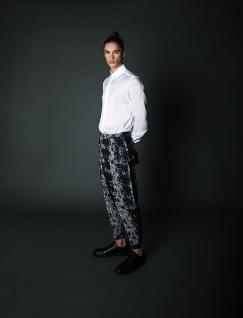 Low Monochrome Trousers