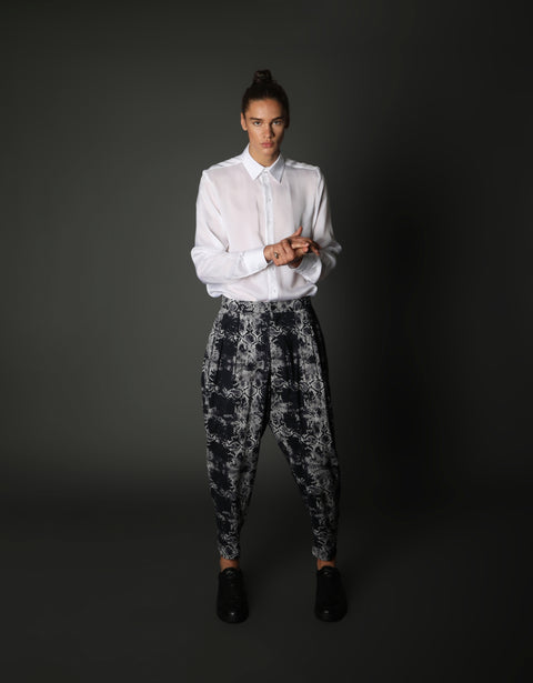 Low Monochrome Trousers