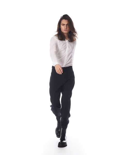 Minimal Dark Trousers