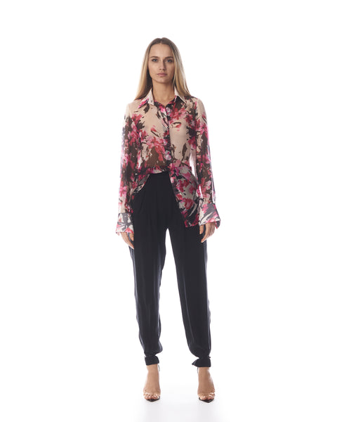 The Floral Silk Shirt