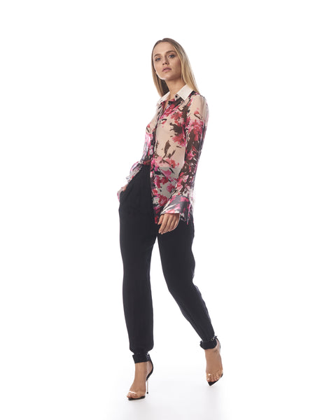 The Floral Silk Shirt