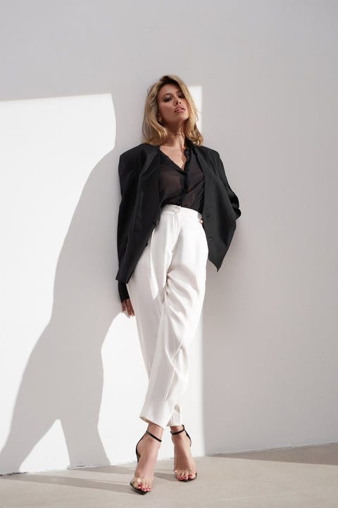 Minimal Trousers White