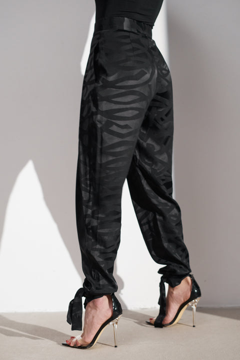 Black Lines Trousers