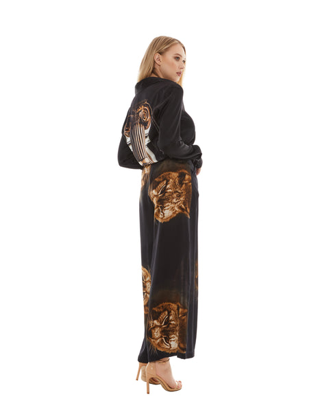 Animal Print Large Trousers