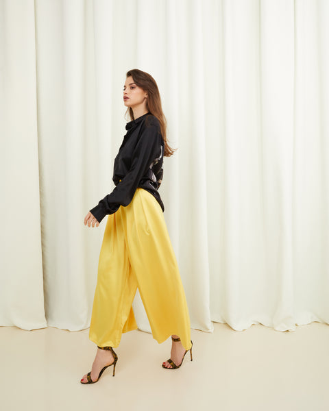 Yellow Skirt Trousers