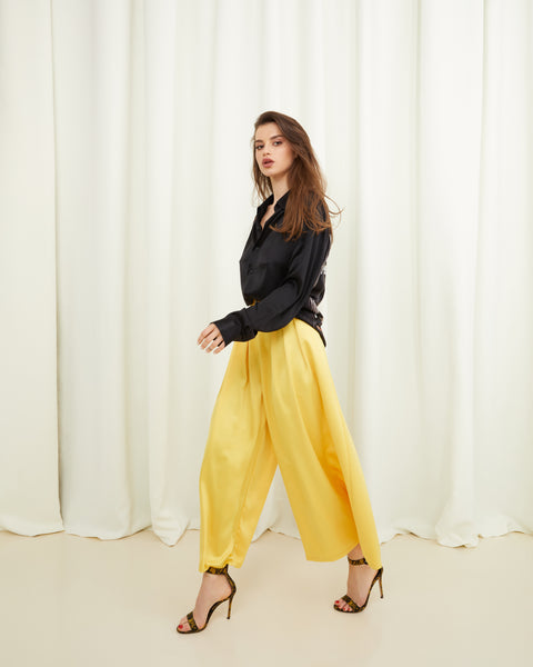 Yellow Skirt Trousers