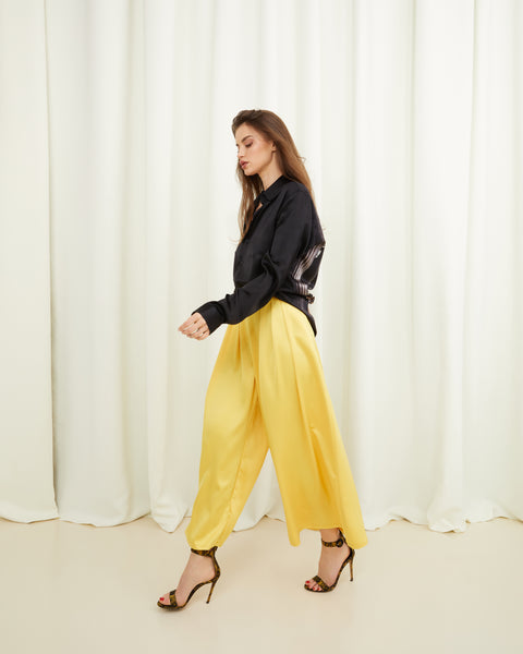 Yellow Skirt Trousers