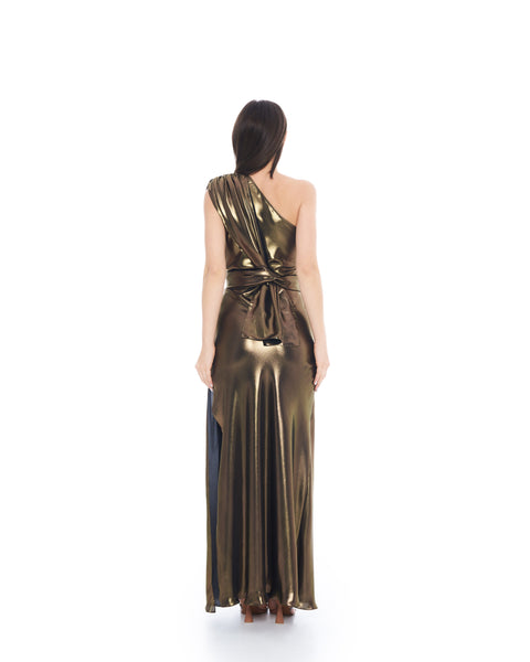 Golden Long Dress