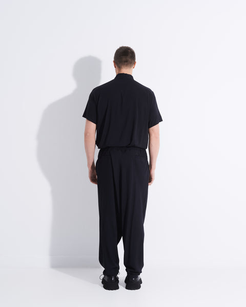 Black Folds Trousers