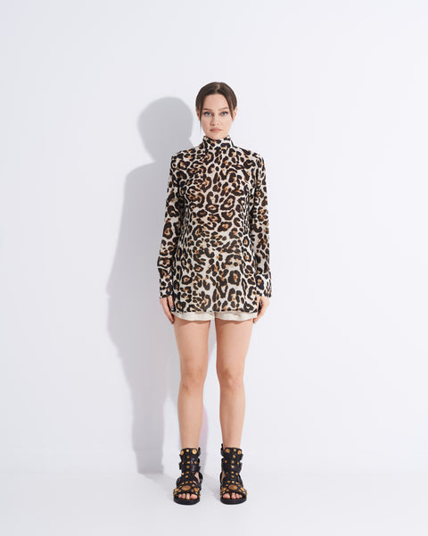 Back Leopard Shirt