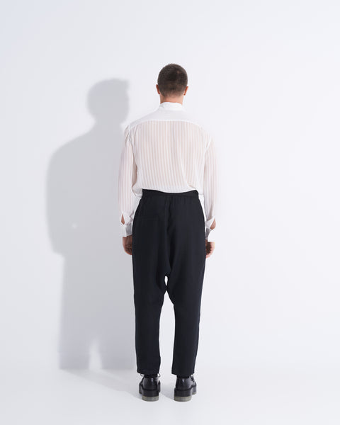 Low Linen Trousers