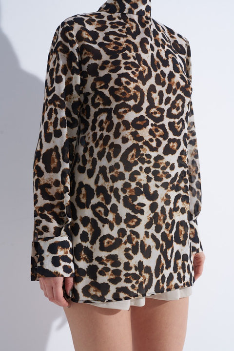 Back Leopard Shirt