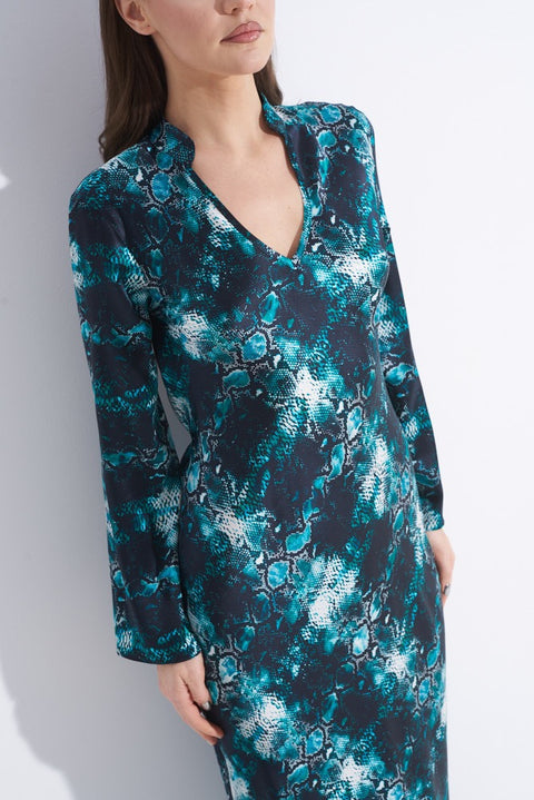 Emerald Silk Dress
