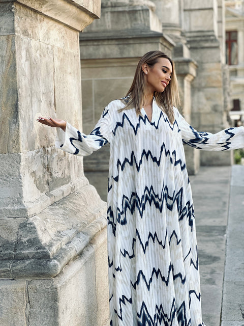 Patterned Dune Dress