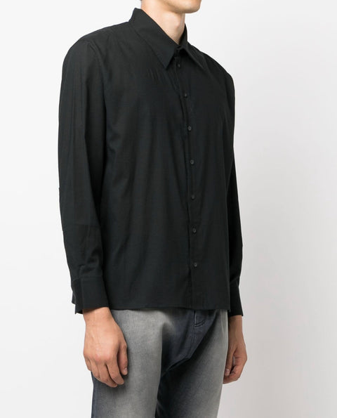 Oversized Popeline Shirt Black